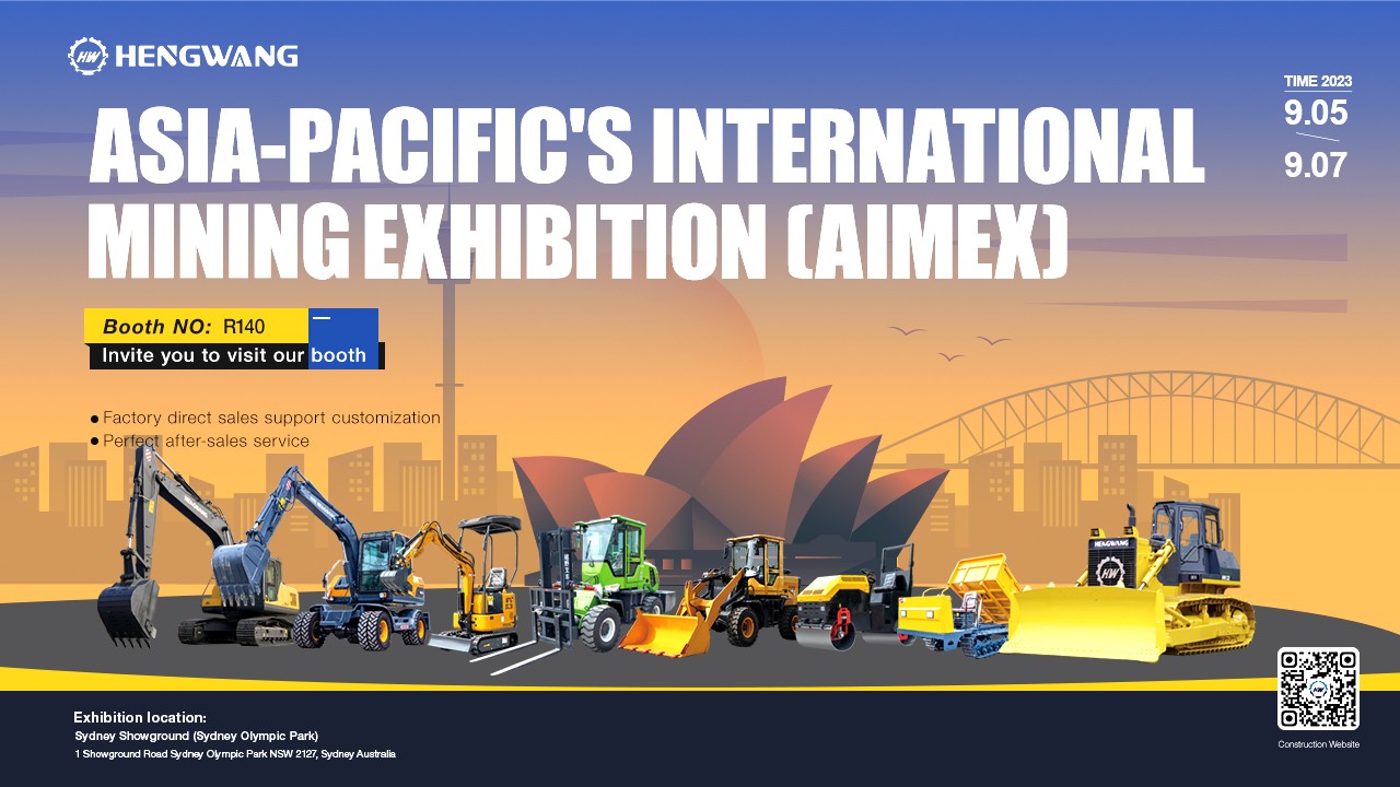 Pameran AIMEX Australia Asia-Pacific International Engineering and Mining Exhibition 2023, Grup Hengwang sangat menantikan untuk bertemu dengan Anda sesuai jadwal.